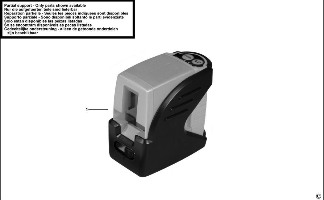 Stanley CL2i Type 1 Crossline Laser Spare Parts