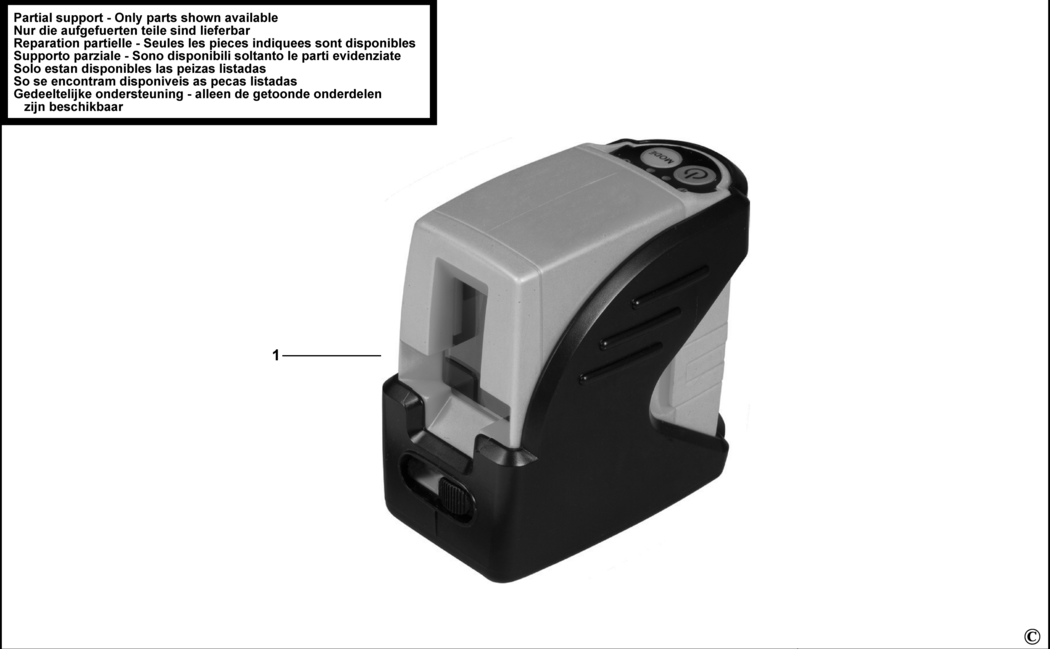 Stanley CLLi Type 1 Crossline Laser Spare Parts