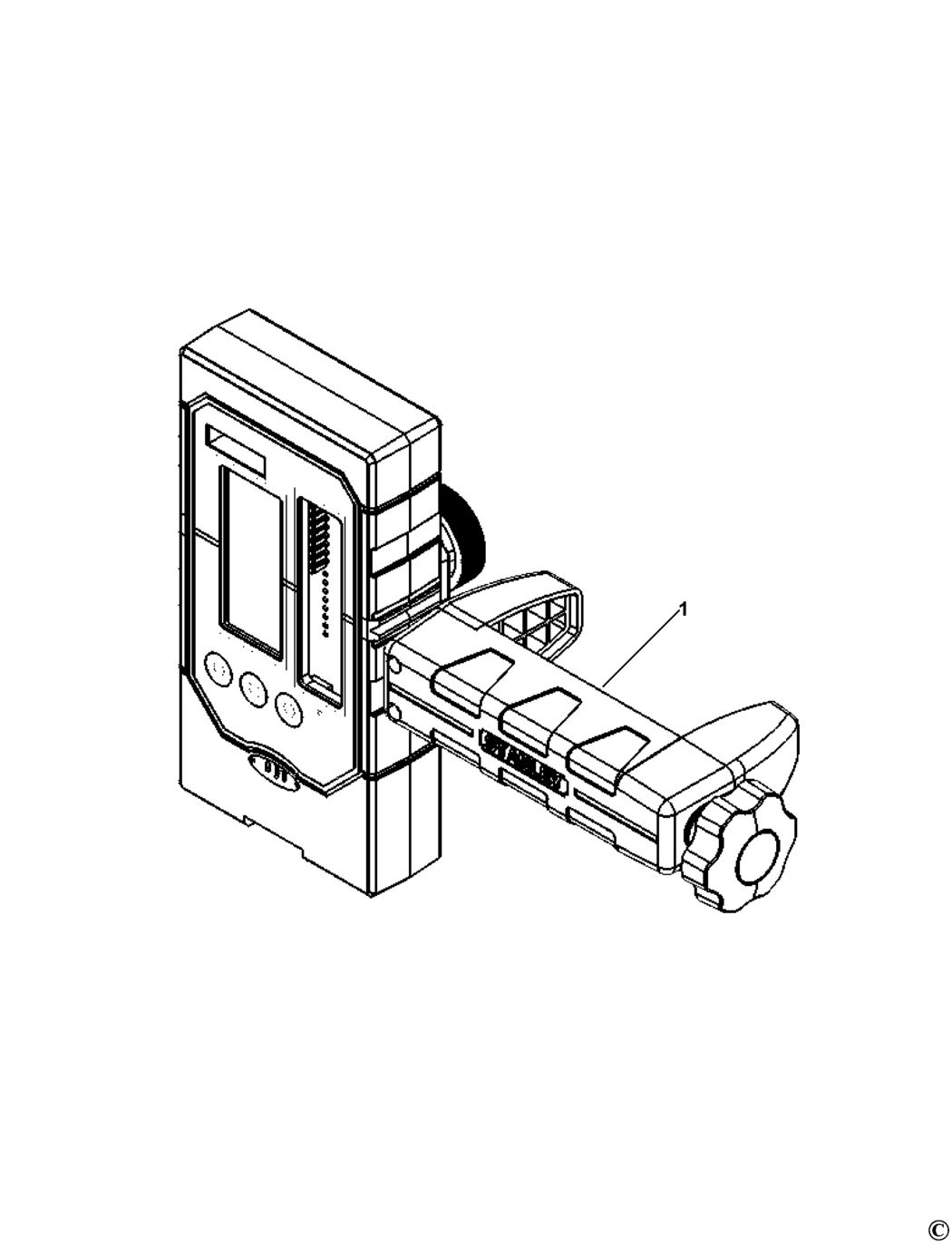 Stanley LD200 Type 1 Digital Laser Detector Spare Parts