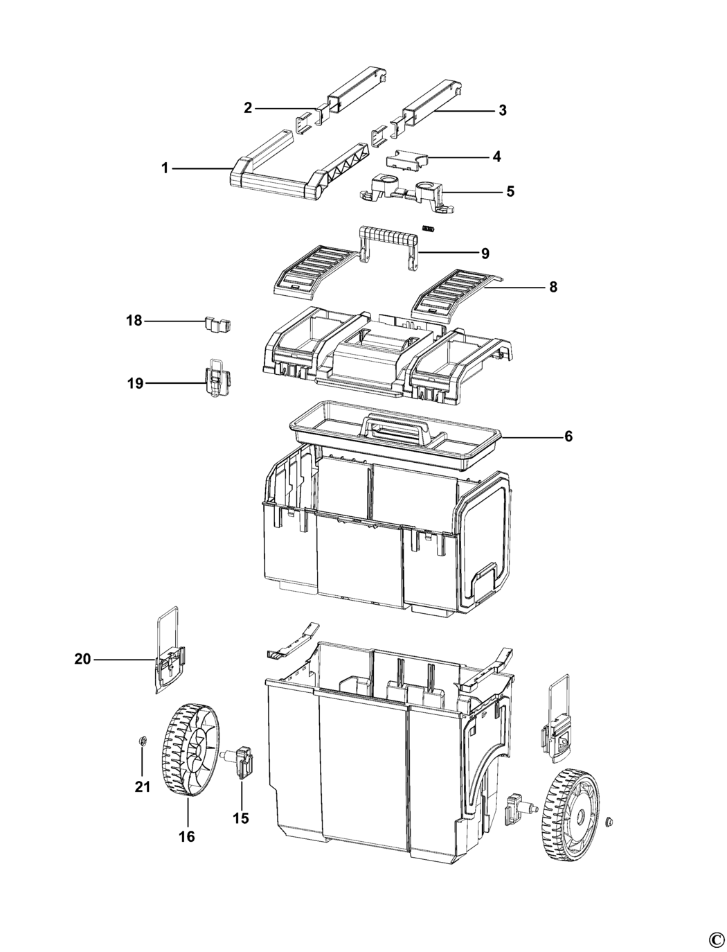 Stanley 1-70-326 Type 1 Workcentre Spare Parts