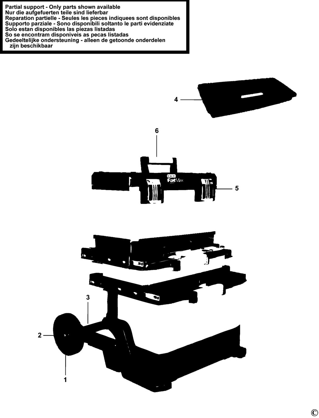 Stanley 1-95-621 Type 0 Workcentre Spare Parts