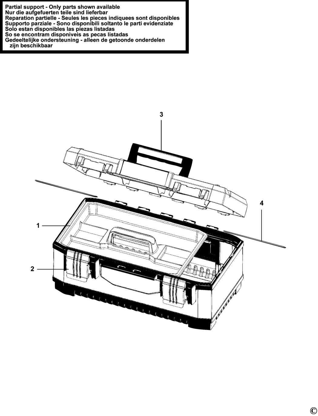 Stanley 1-95-612 Type 1 Workbox Spare Parts