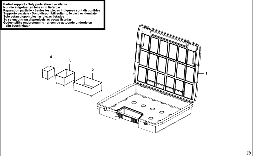 Stanley 1-92-748 Type 1 Organiser Spare Parts