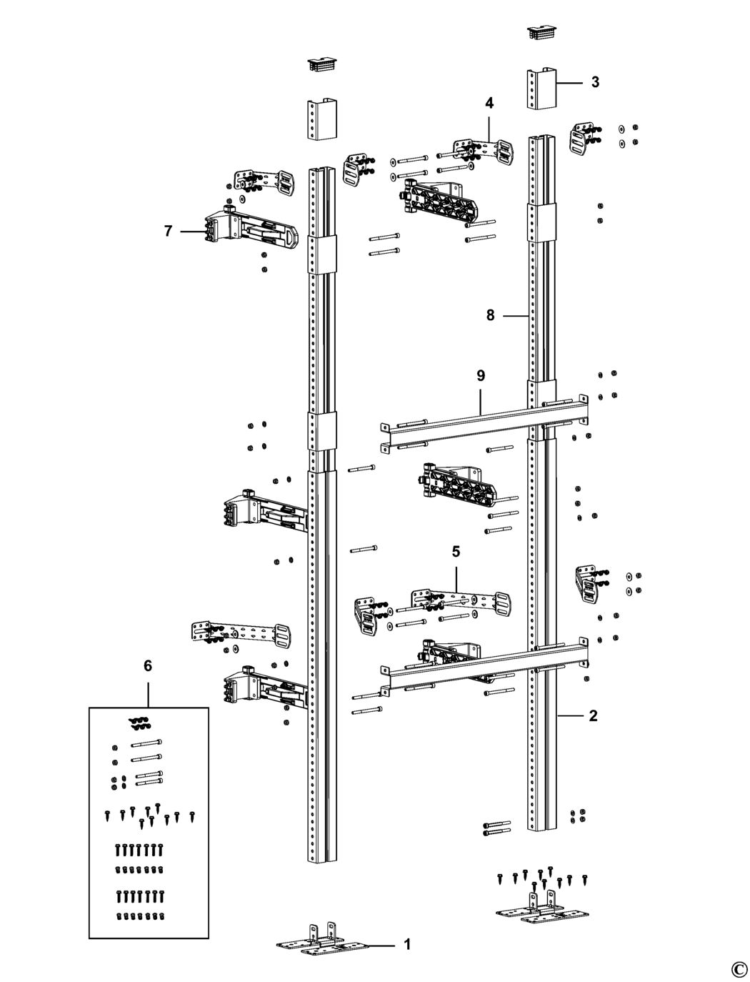 Stanley FMST1-81043 Type 1 Rack Spare Parts