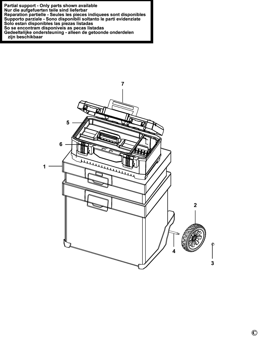 Stanley FMST1-75506 Type 1 Workcentre Spare Parts