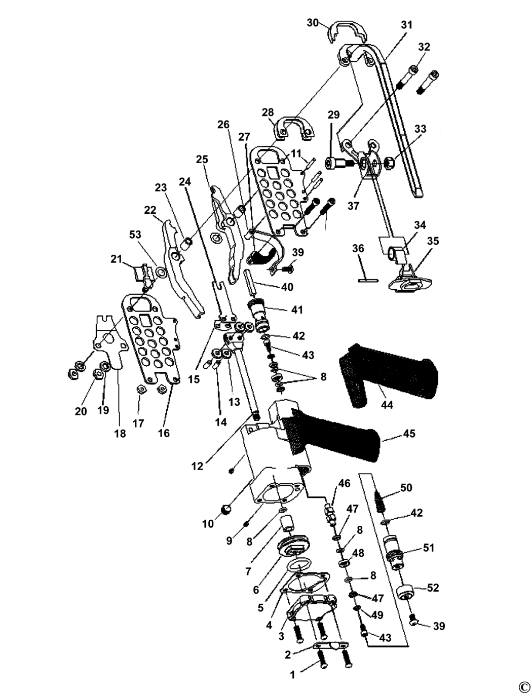 Bostitch SC761 Type REV A Ringer Spare Parts