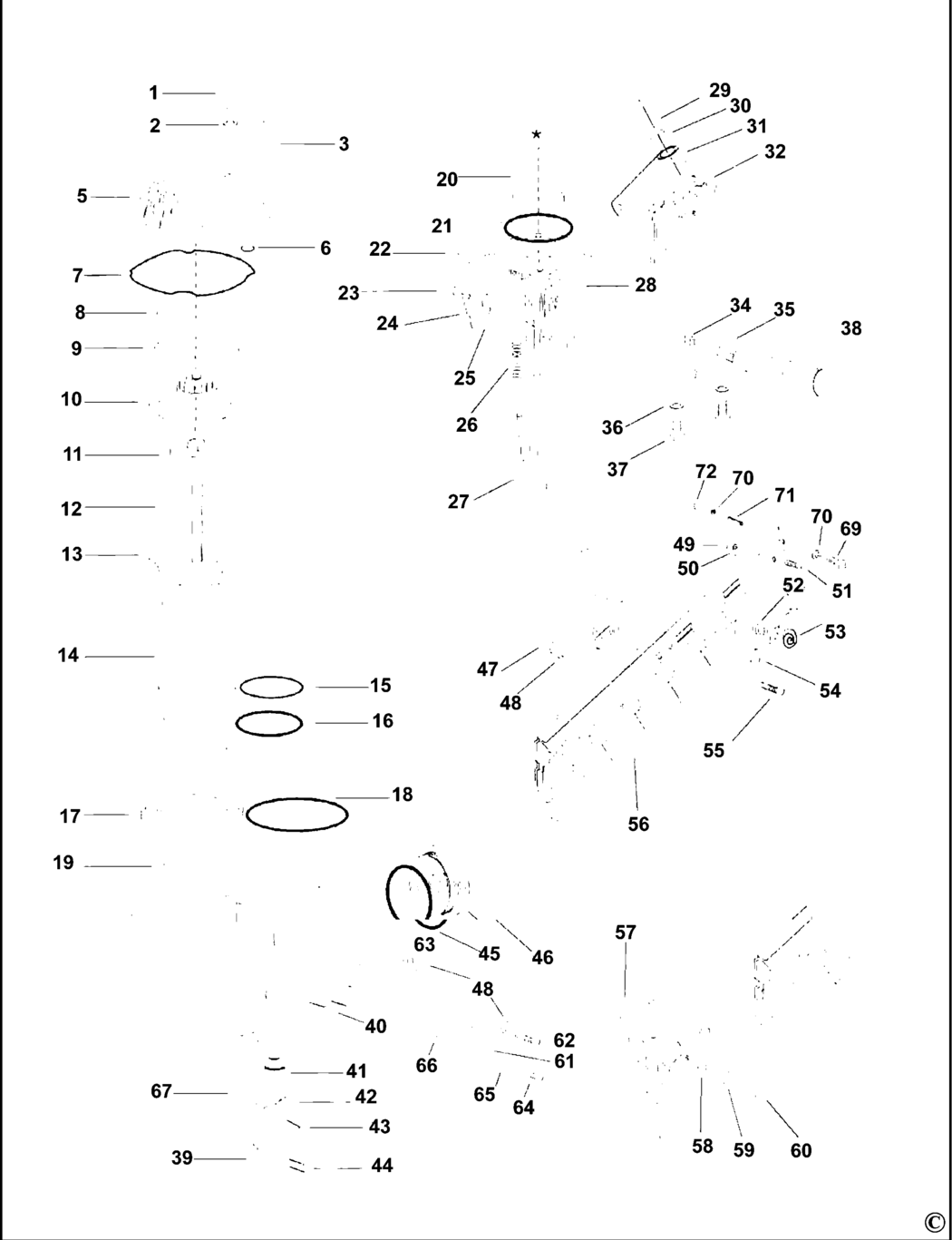 Bostitch 5381312 Type REV 0 Nailer Spare Parts