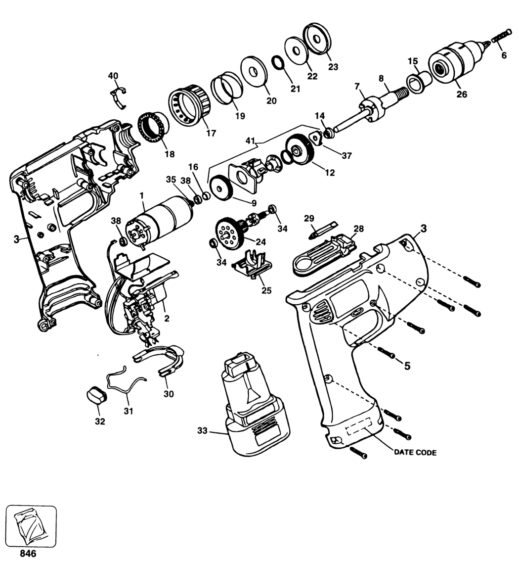 Elu MABS96 Type 1 Driver Versa Clutch Spare Parts