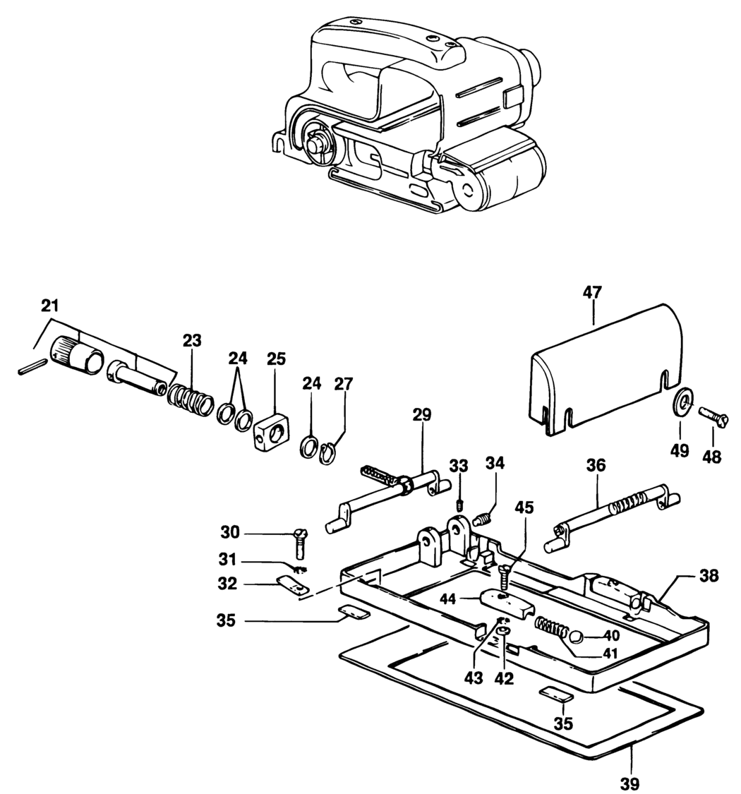 Elu 157206500 Type 1 Sanding Frame Spare Parts