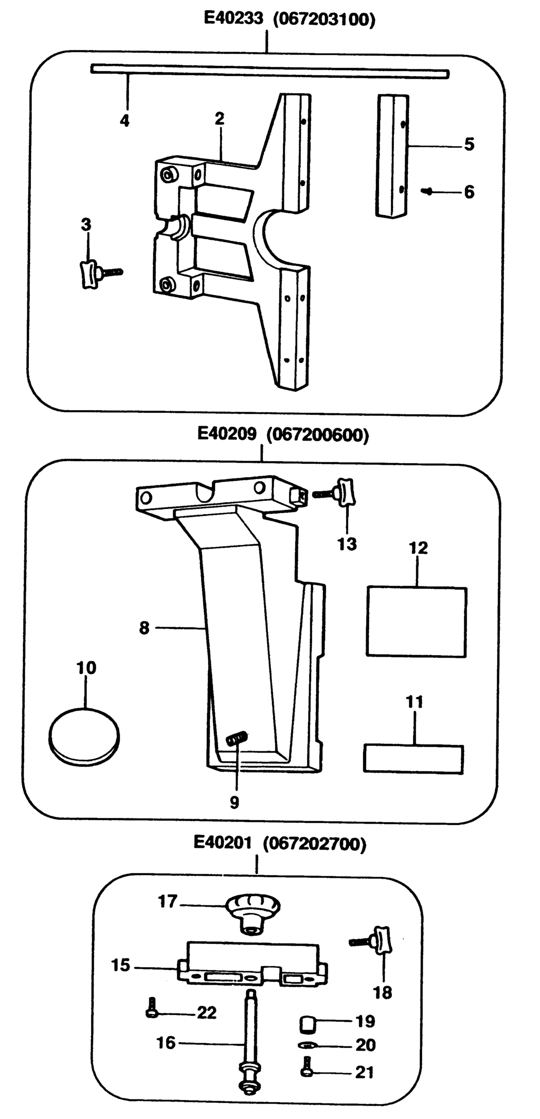 Elu E40209 Type 1 Trimming Guide Spare Parts