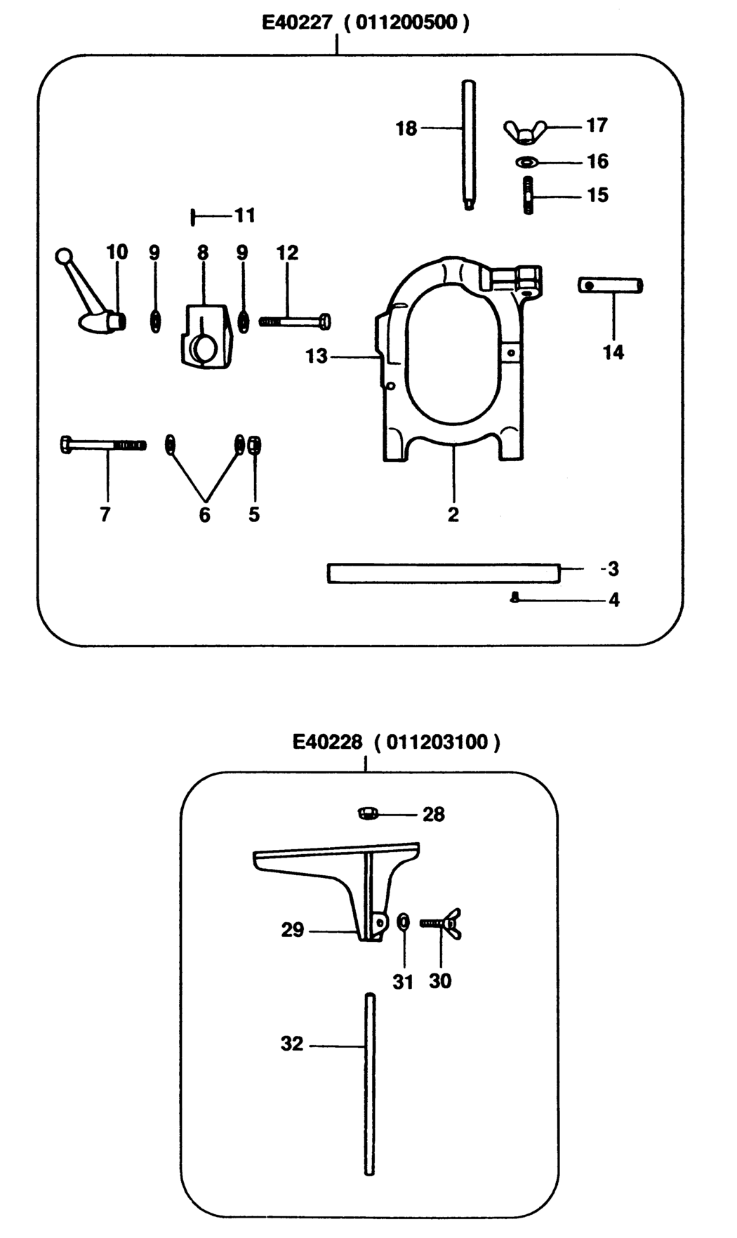 Elu E40228 Type 1 Router Accessory Spare Parts