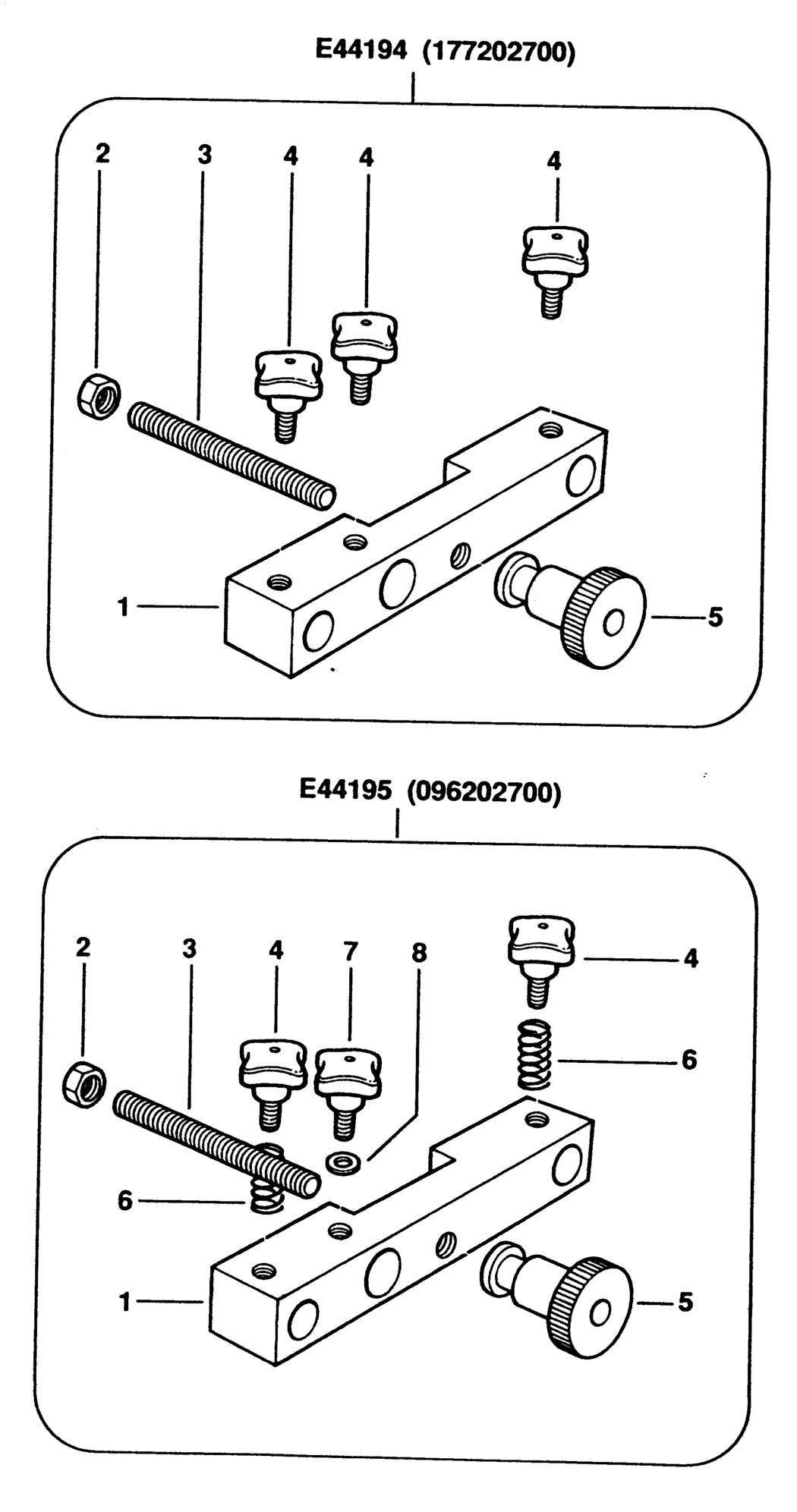 Elu E44195 Type 1 Fence Adjuster Spare Parts