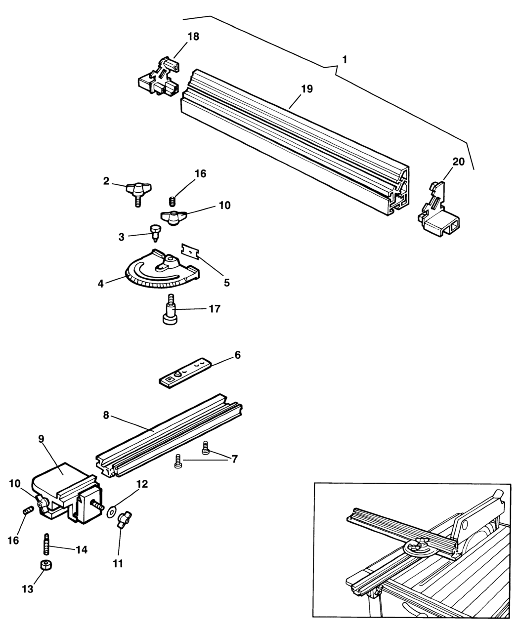 Elu EZETS10 Type 1 Fence Spare Parts