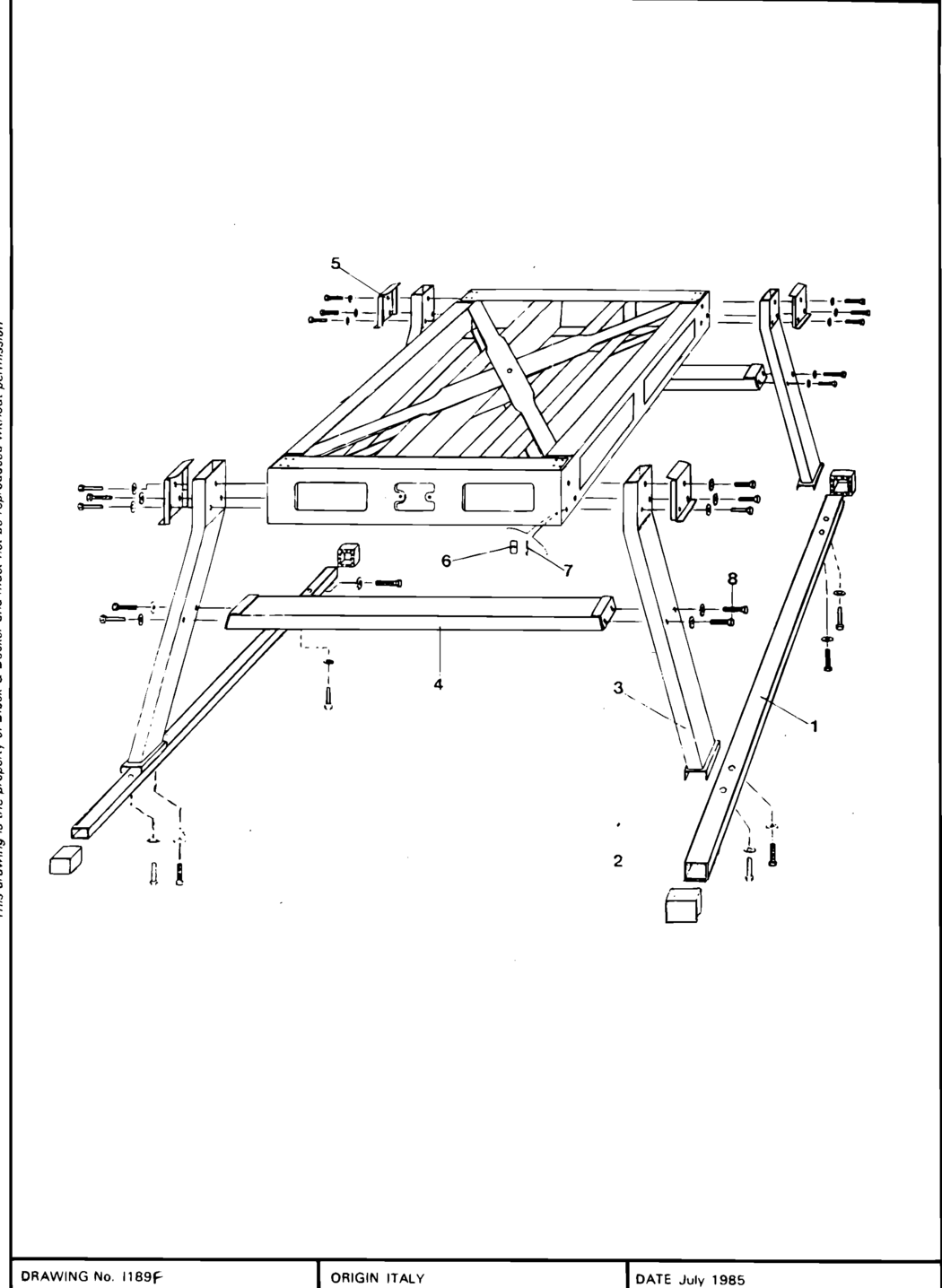 Dewalt DW8101----G Type 1 Radial Arm Saw Spare Parts