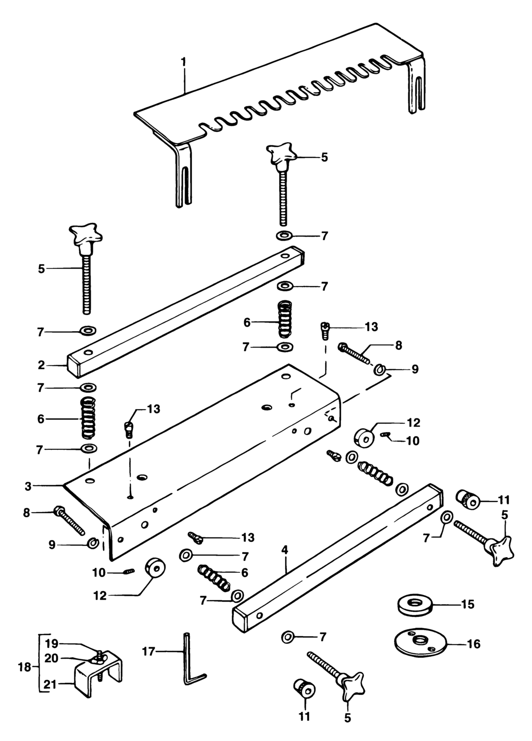 Dewalt DE6251 Type 1 Dovetail Jig Spare Parts