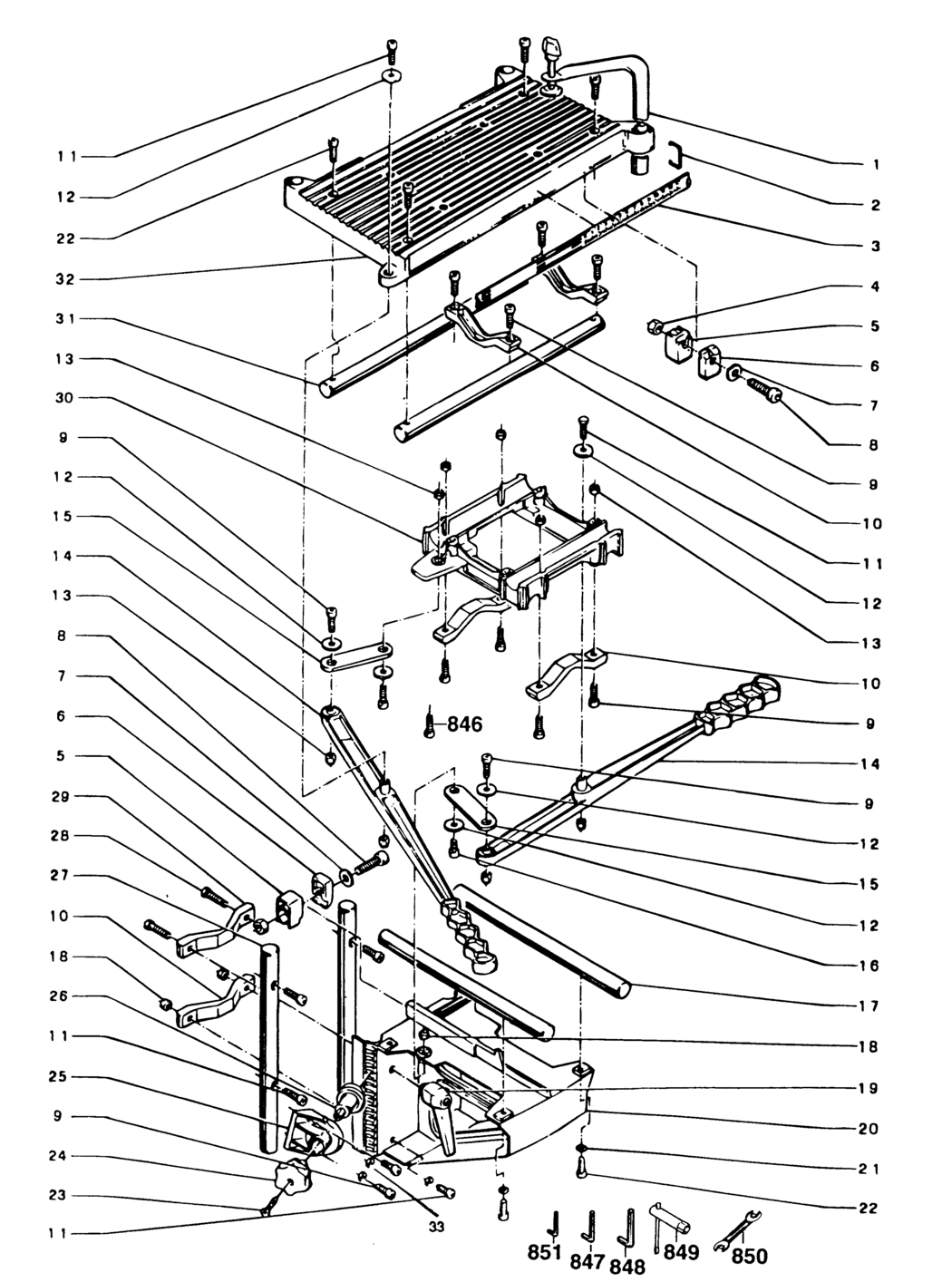 Dewalt DW601 Type 1 Mortising Attach Spare Parts