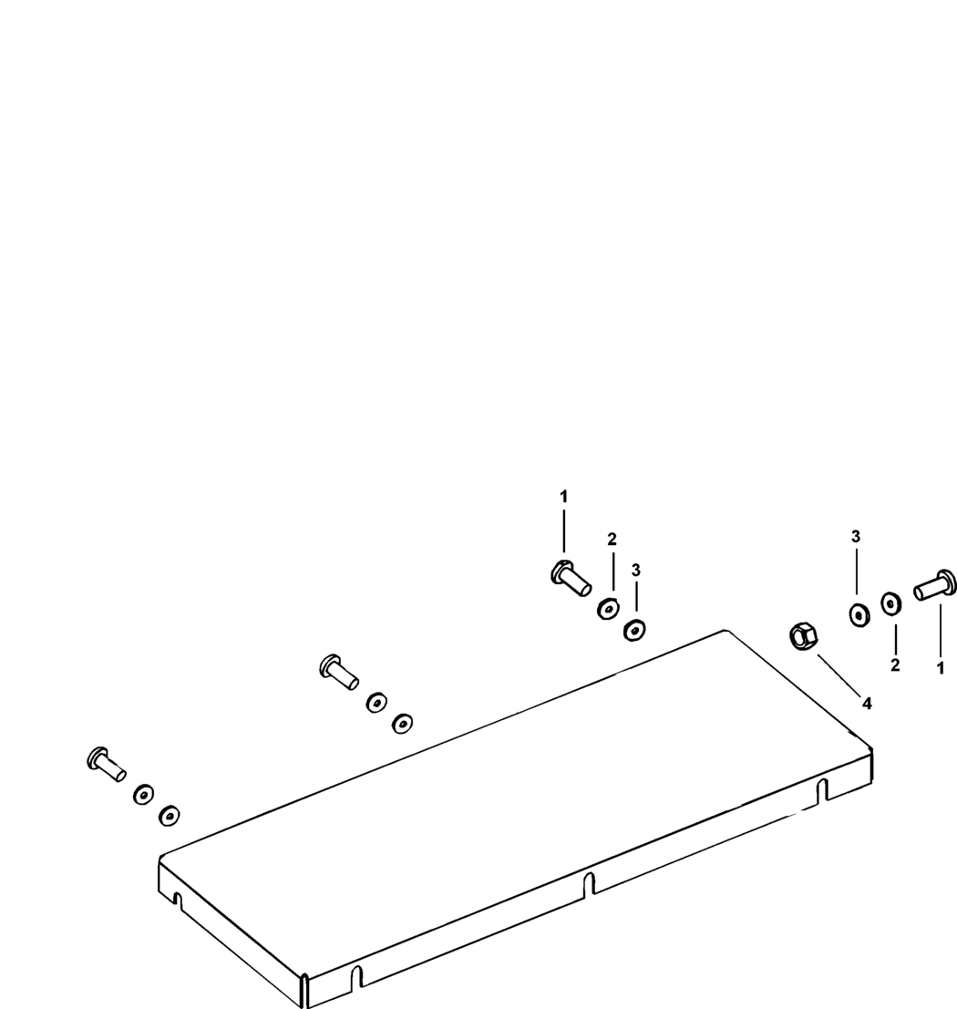 Dewalt DE7462 Type 1 Table Outer Spare Parts