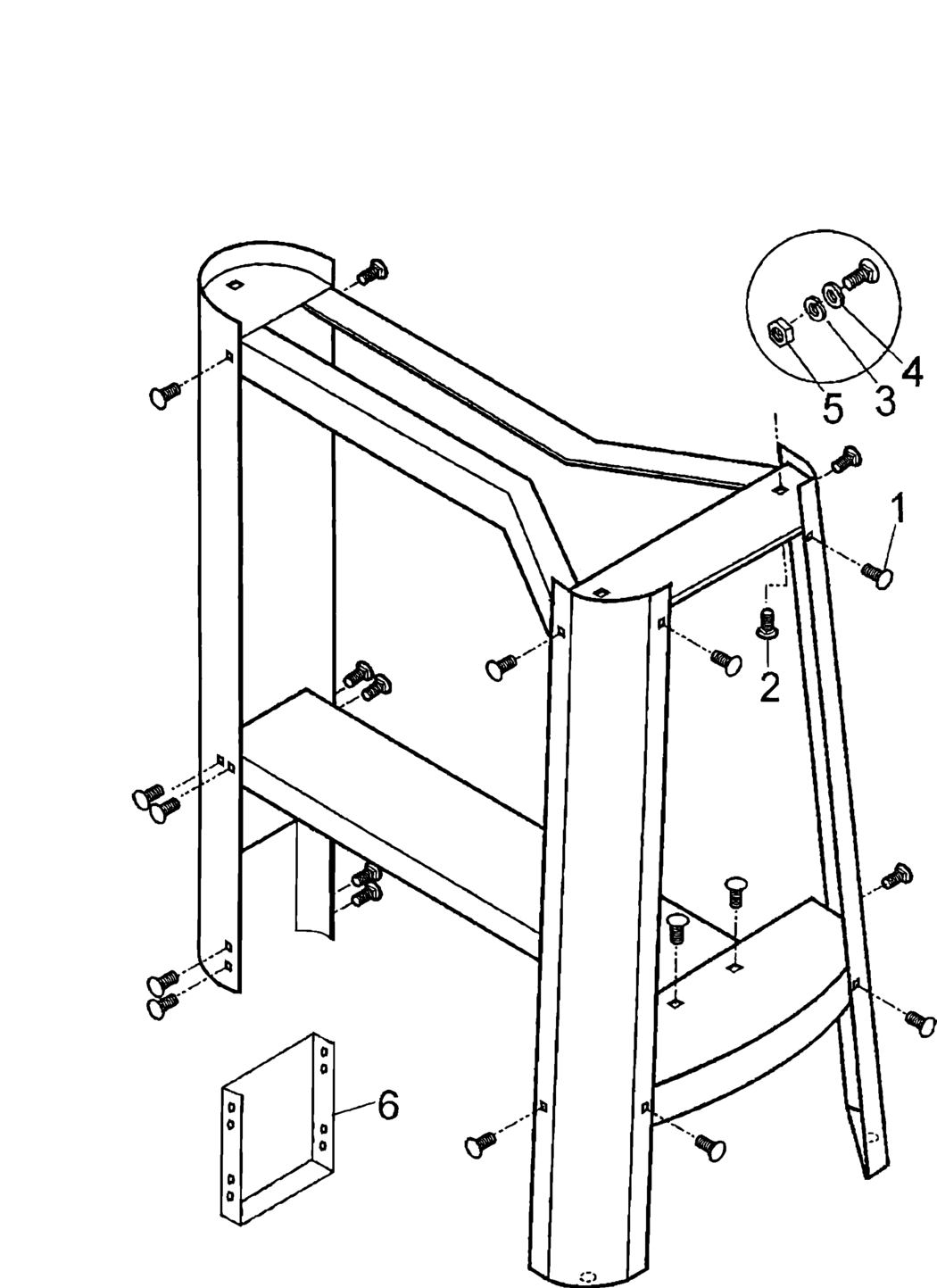 Dewalt DE7880 Type 1 Leg Stand Spare Parts