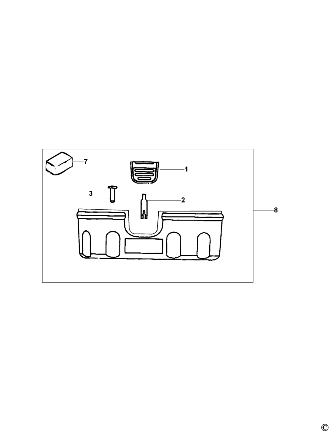 Dewalt DE9096 Type 1 Battery Spare Parts