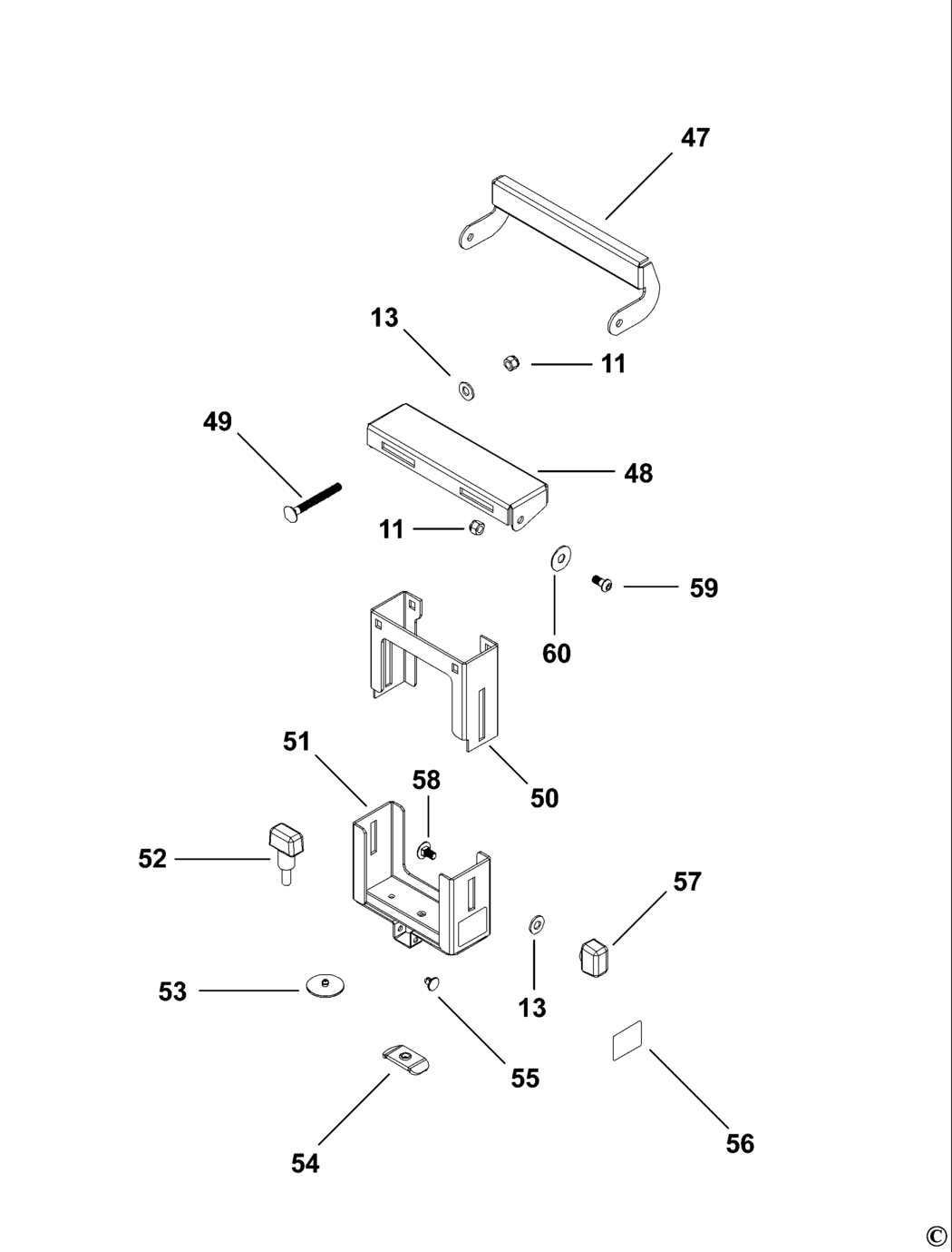 Dewalt DW7232 Type 2 Stand Accessory Spare Parts