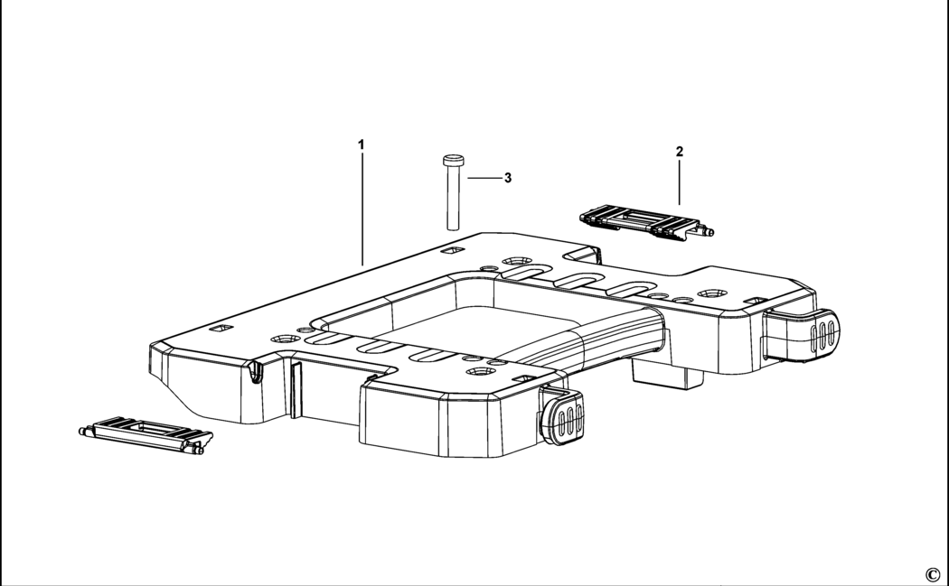 Dewalt DWV9500 Type 1 Rack Spare Parts