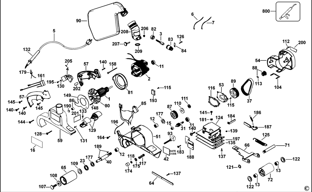 Dewalt on sale sander parts