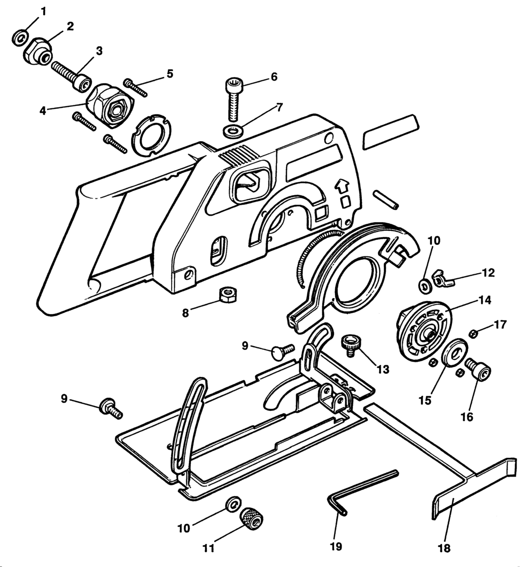 Black & Decker D2701 Type 1 Circ Saw Attach Spare Parts