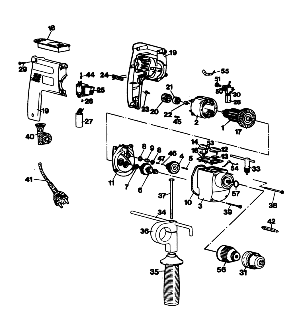 Black & Decker SR906S Type 1 Drill Spare Parts