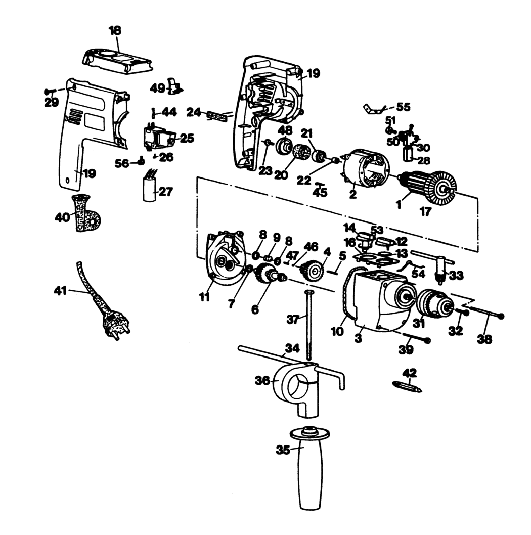 Black & Decker SR910RT Type 1 Drill Spare Parts