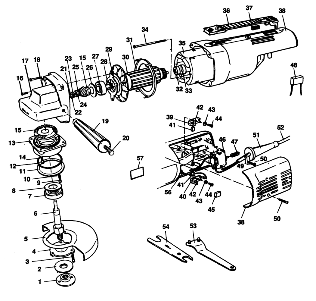 Black & Decker DN10N-NS Type 2 Sander/grinder Spare Parts