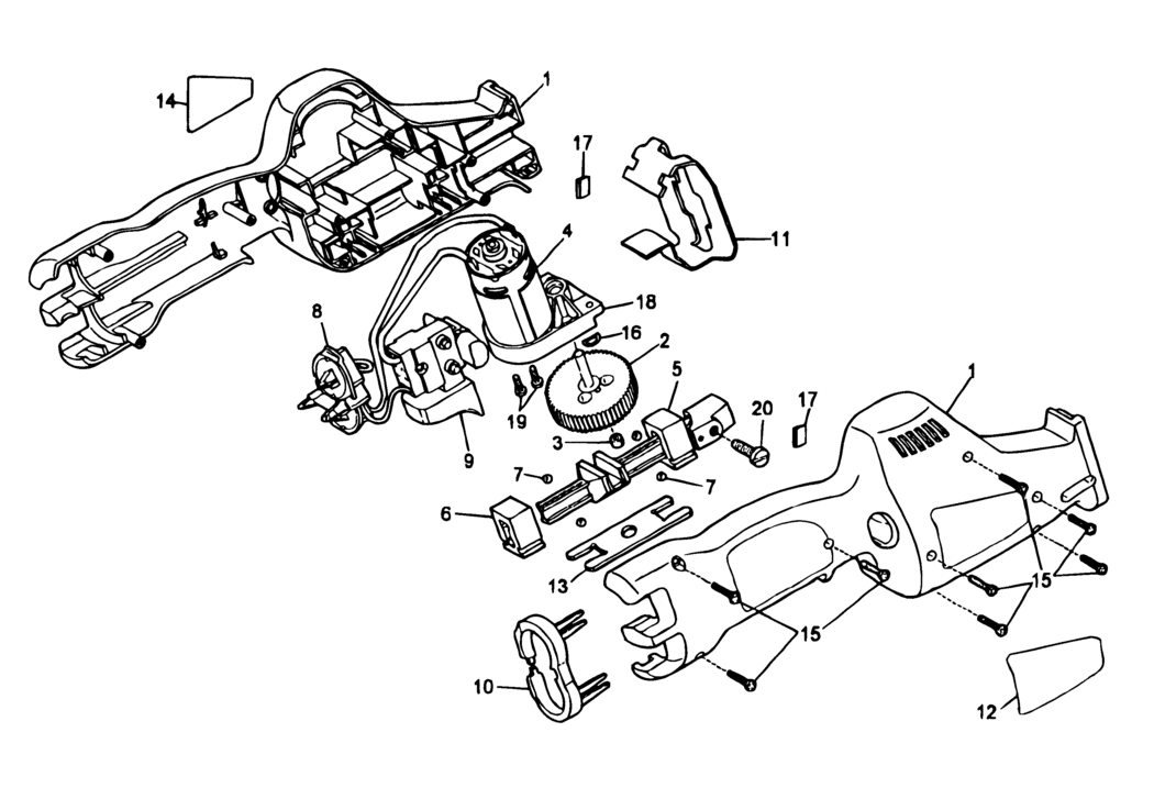 Black & Decker VP650 Type 1 Saw Spare Parts