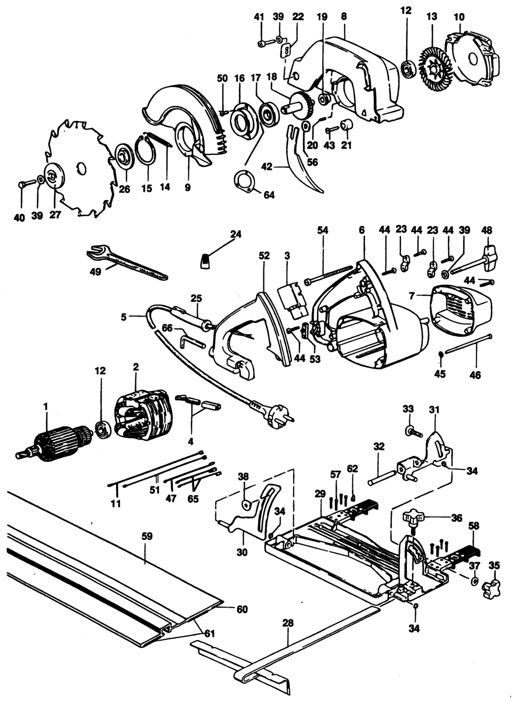 Black & Decker P8809 Type 1 Circ. Saw Spare Parts