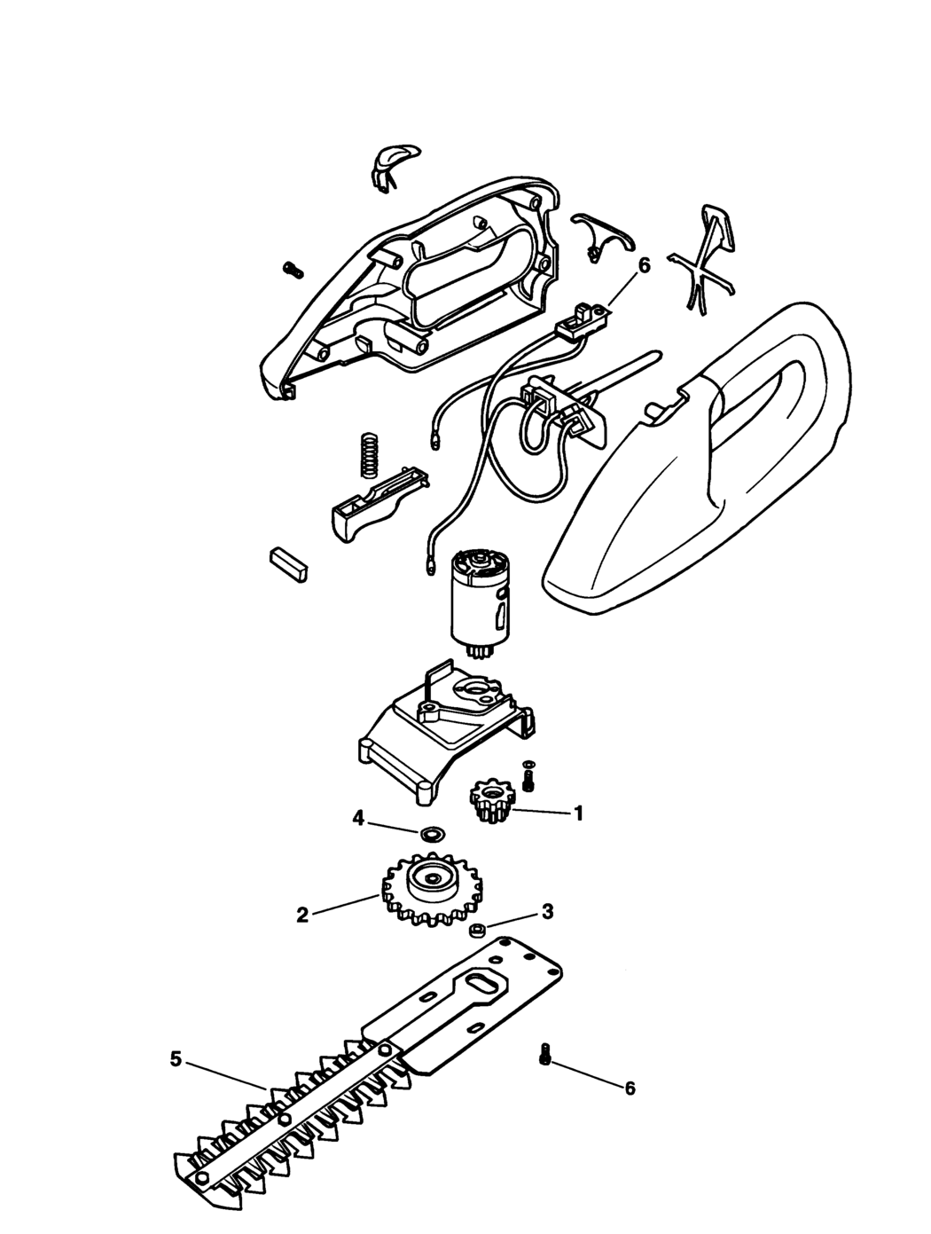 Black & Decker VP4100 Type 1 Shrub Trimmer Spare Parts