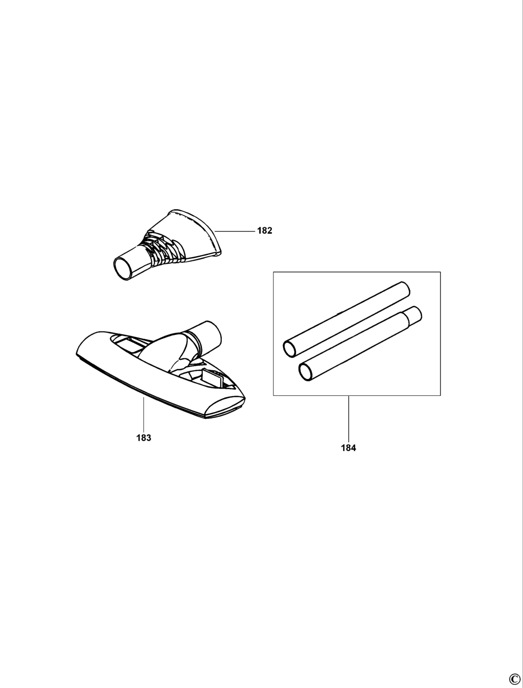 Black & Decker VE100K Type 1 Floor Vac Spare Parts