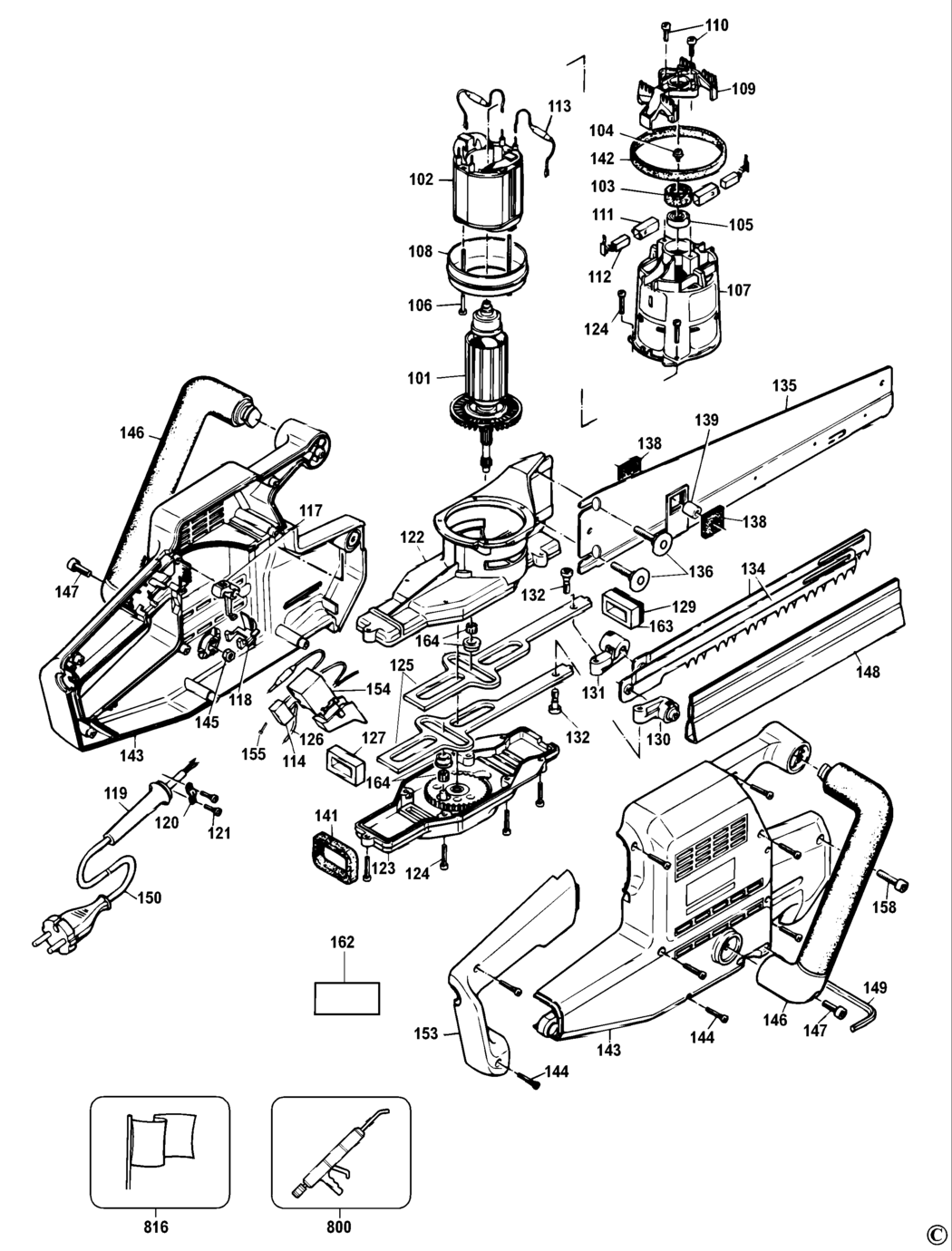 Black & Decker KS385 Type 4 Universal Saw Spare Parts