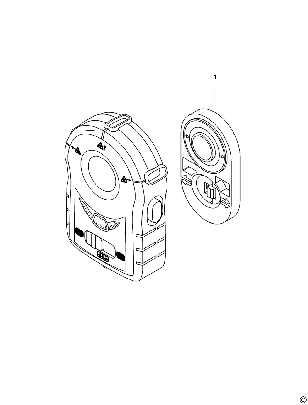 Black & Decker BDL170B Type 1 Laser Spare Parts