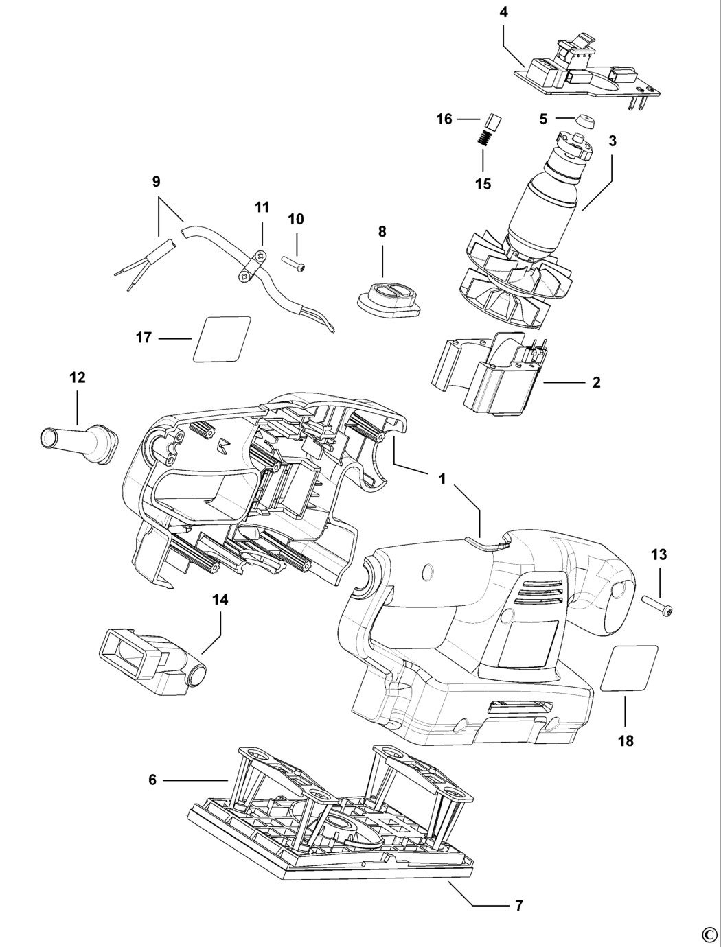 Black & Decker Bemw351 Mower (type 1) Spare Parts SPARE_BEMW351/TYPE_1 from  Spare Parts World