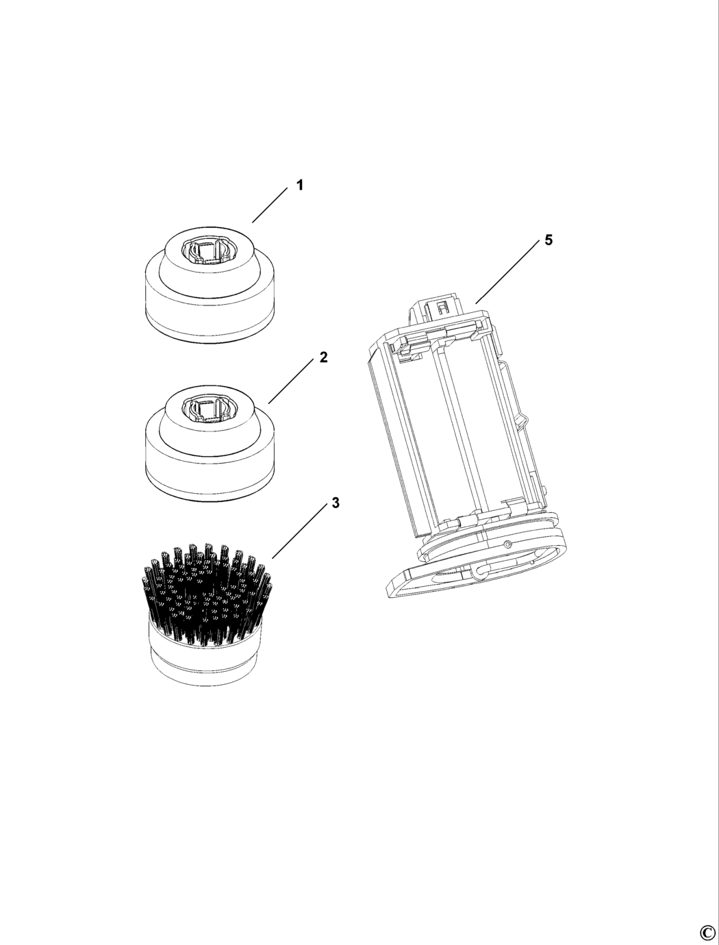 Black & Decker Z-PKS150B Type 1 Scrubbrusher Spare Parts