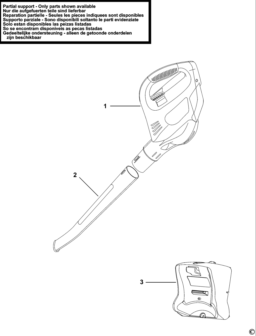 Black & Decker CS100 Type 1 Powerbrush Spare Parts