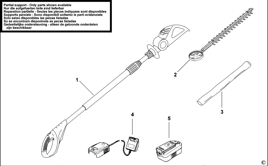 Black & Decker GTC800 Type H2 Cordless Clipper Spare Parts