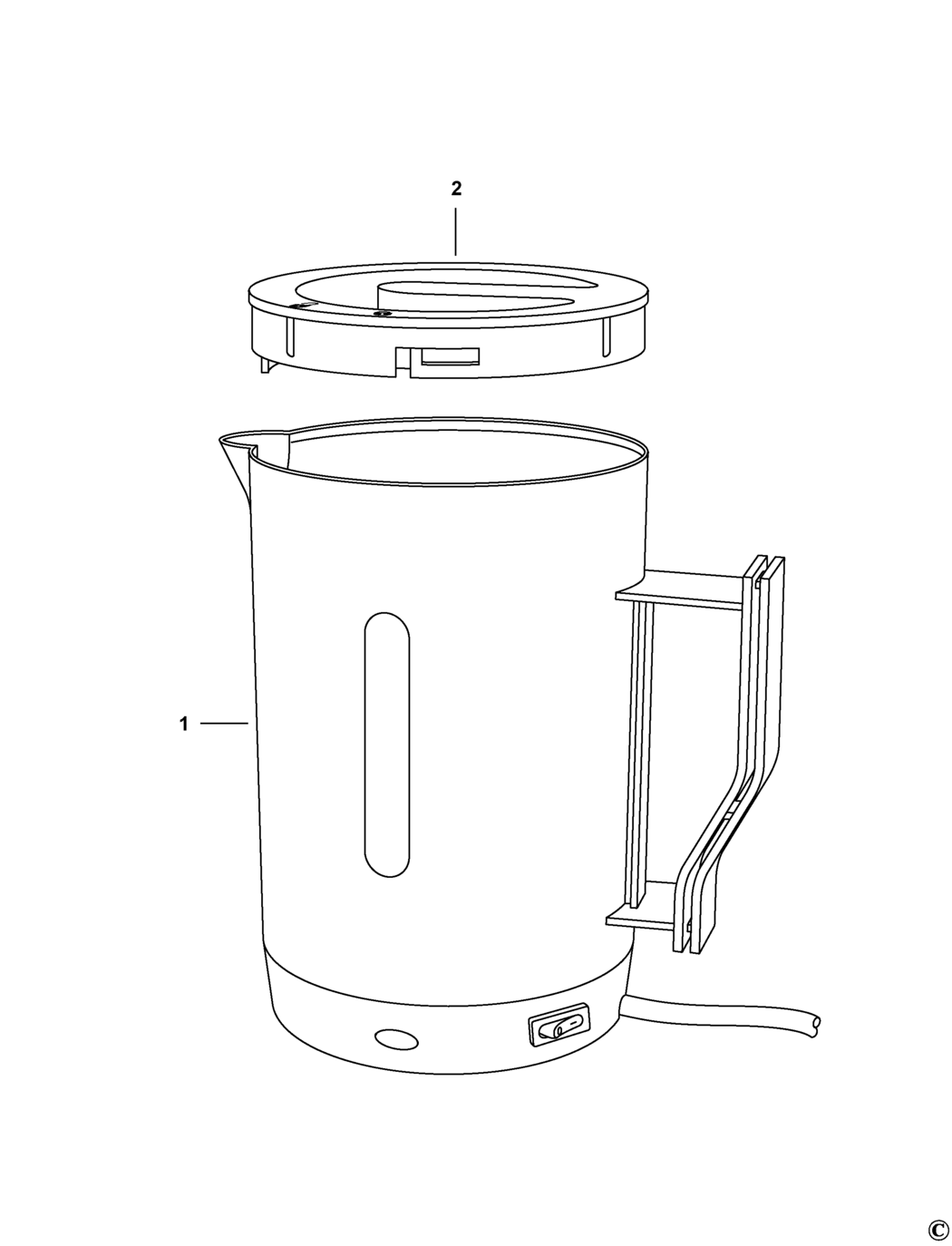 Black & Decker DC1005 Type 1 Kettle Spare Parts