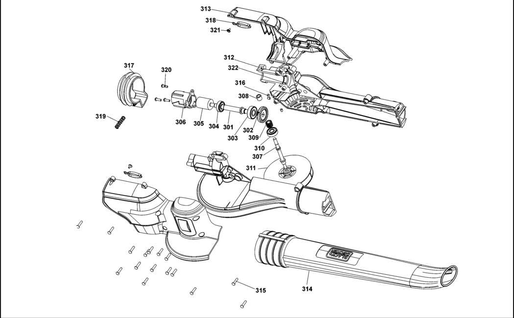 Black & Decker BCASBL71B Type 1 Attachment Spare Parts