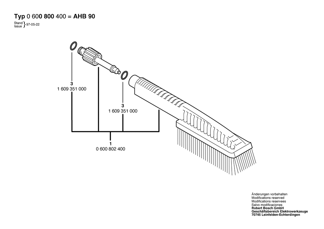 Bosch AHB 90 / 0600800400 / --- Spare Parts