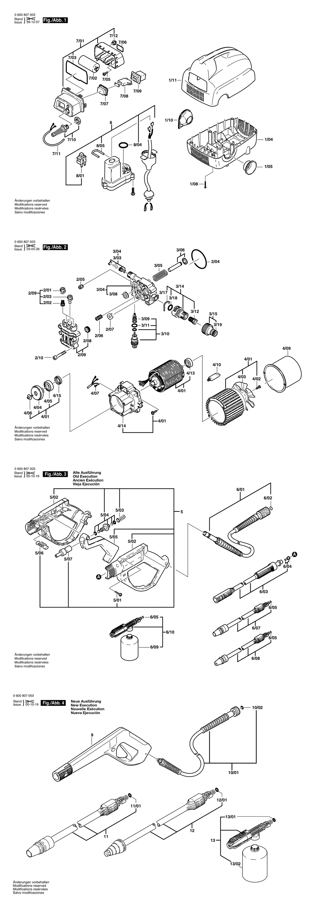 Bosch AHR 1100 AS / 0600807042 / GB 230 Volt Spare Parts