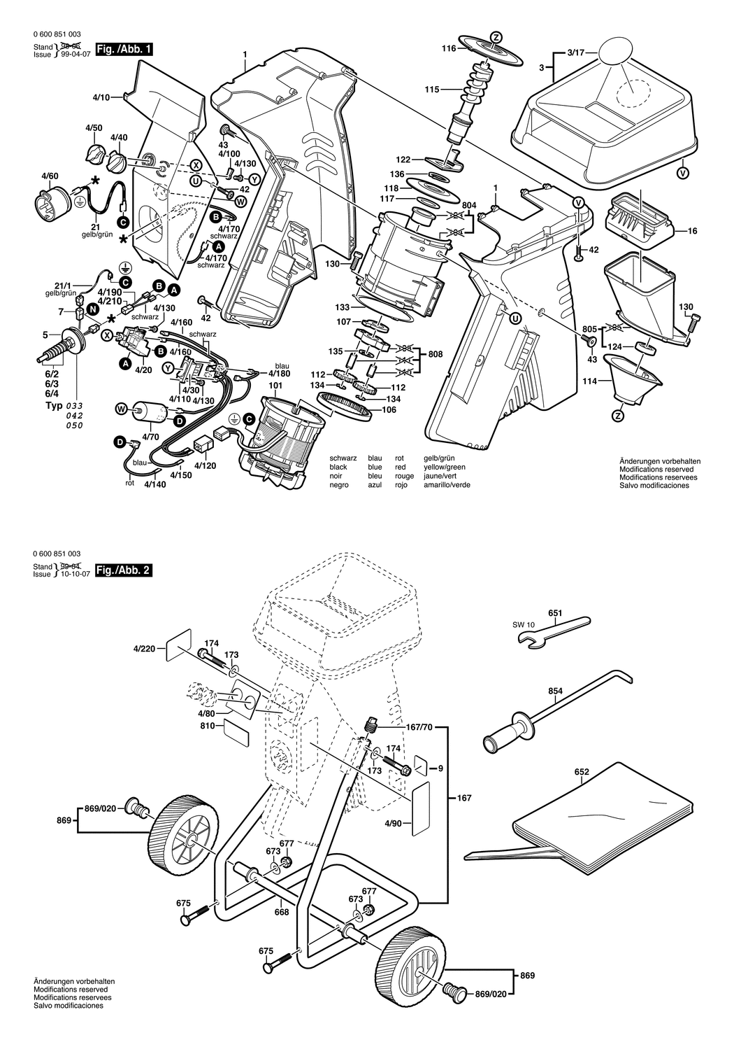 Bosch AXT 16-30 / 0600851050 / I 230 Volt Spare Parts