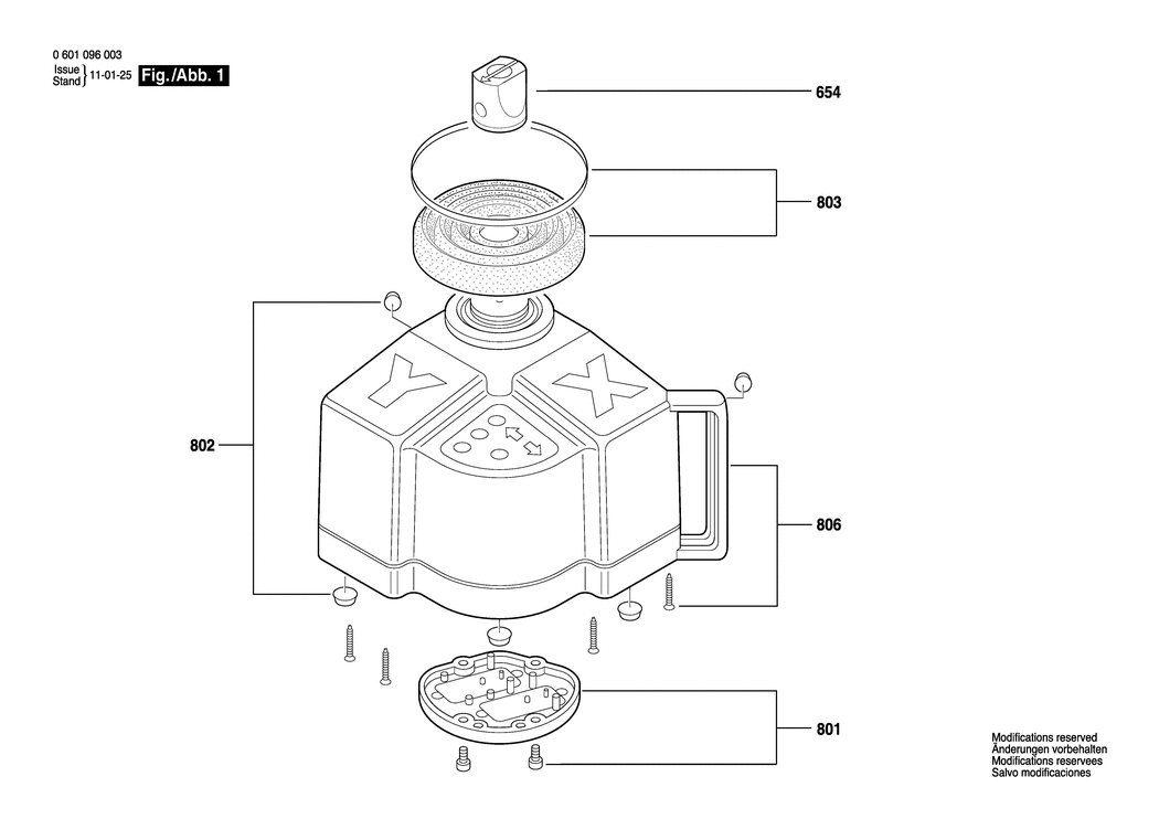 Bosch BL 100 VHR / 0601096003 / EU Spare Parts