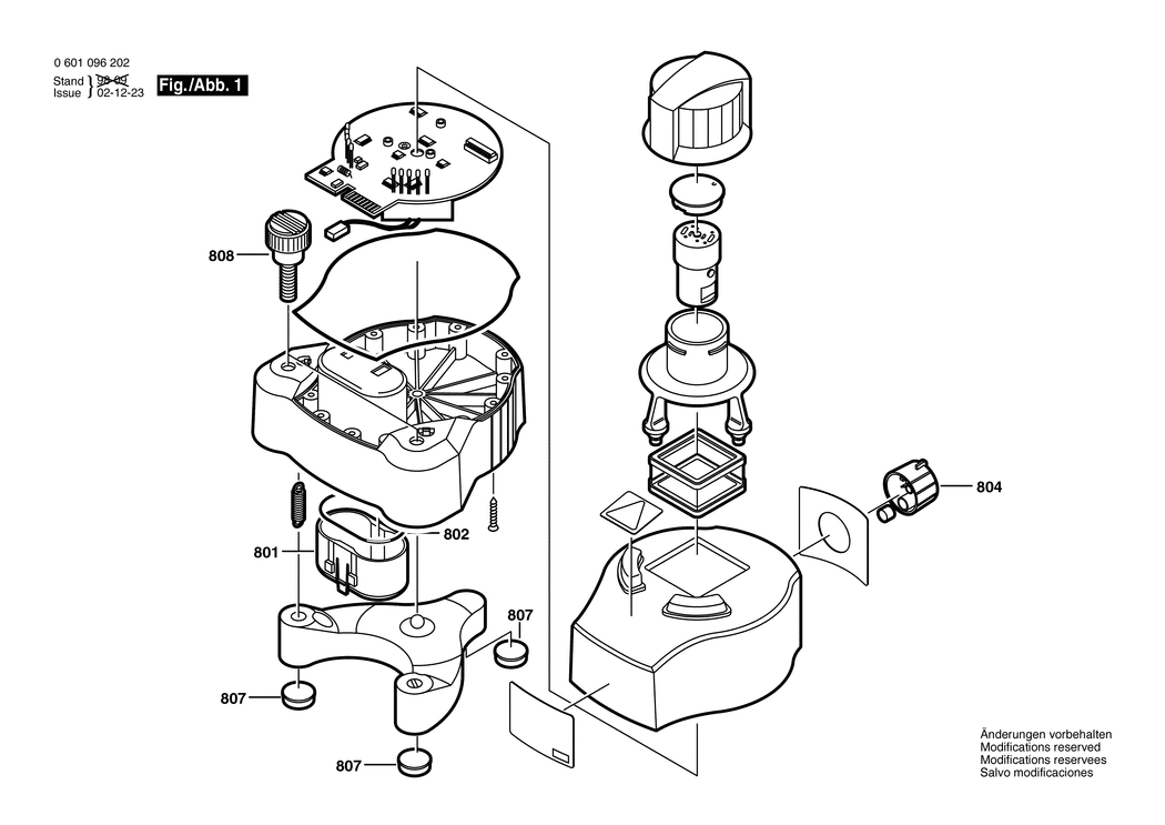 Bosch BL 50 R / 0601096201 / EU Spare Parts