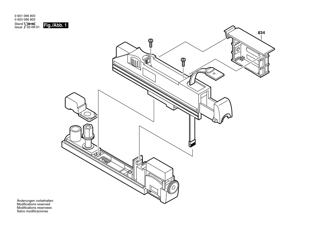 Bosch BL 20 SLM / 0601096803 / EU Spare Parts