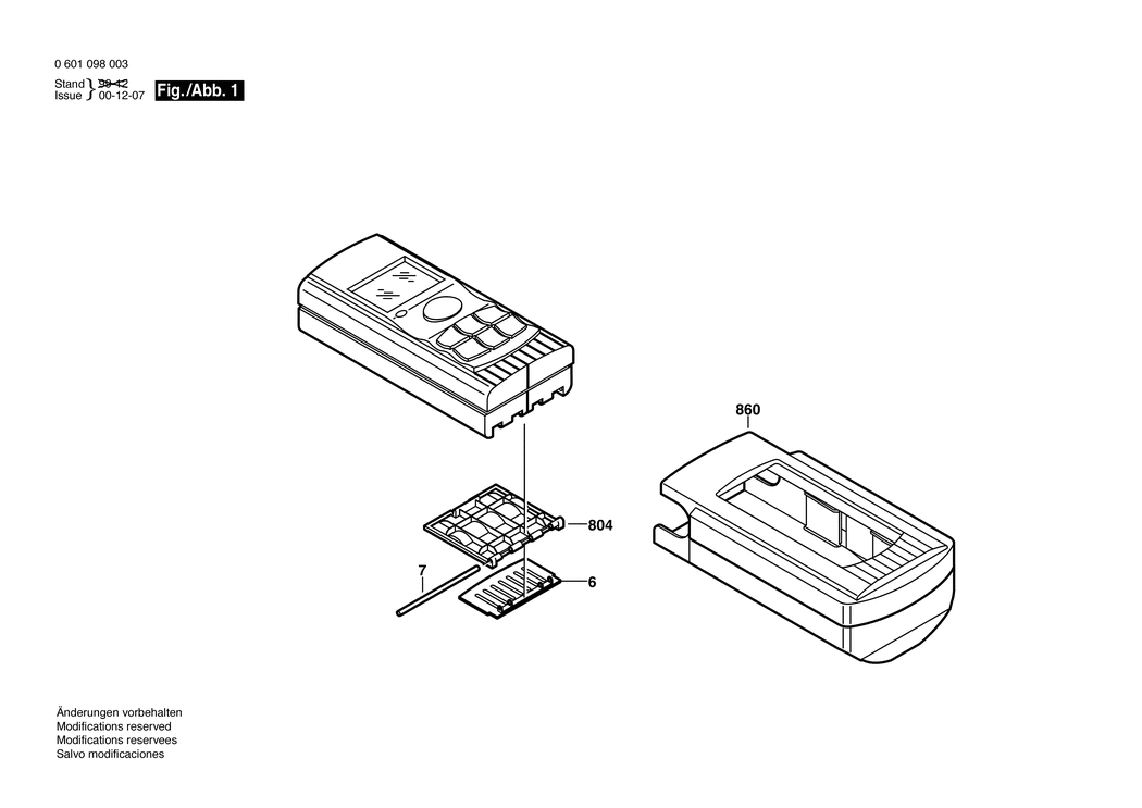 Bosch BLM 3D / 0601098061 / --- Spare Parts