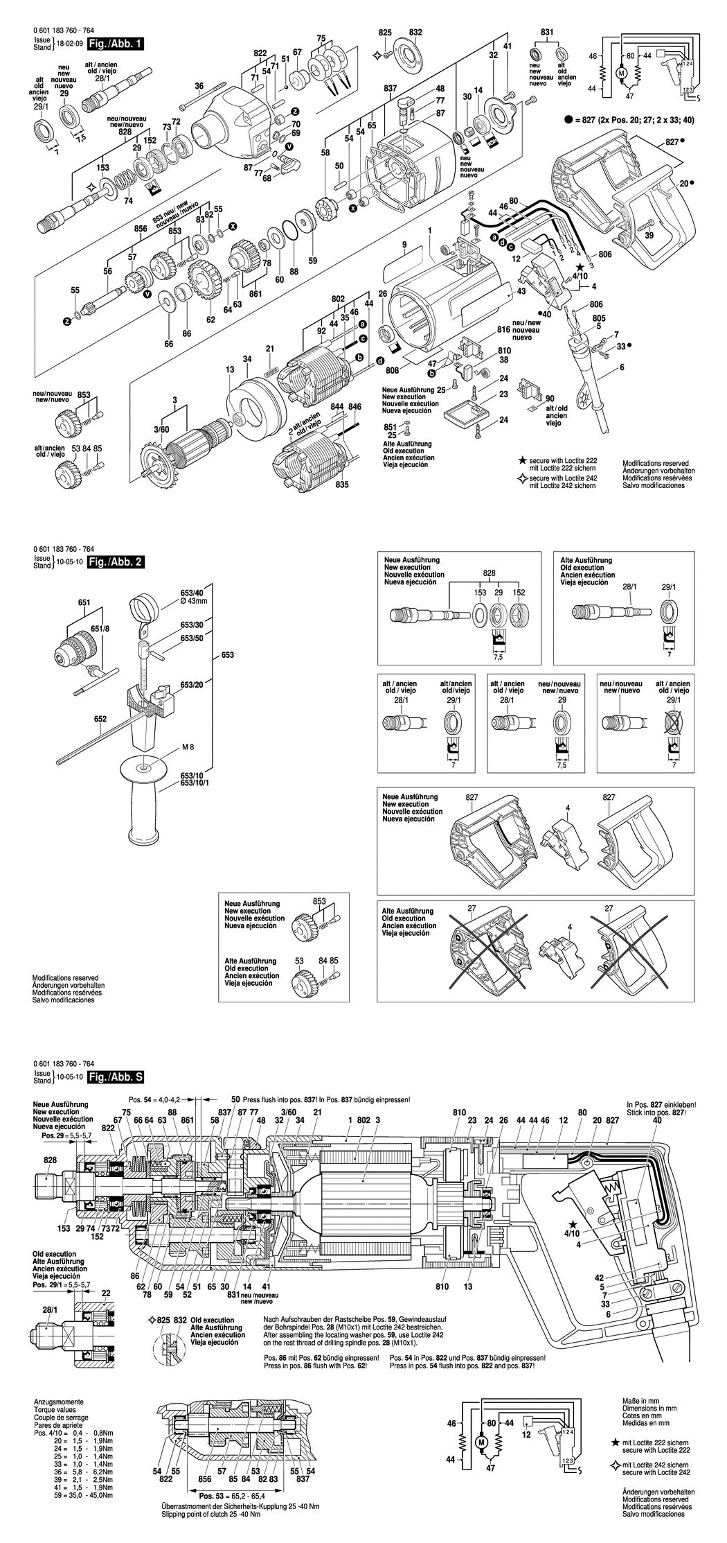 Bosch SB 16 E / 0601183760 / EU 230 Volt Spare Parts